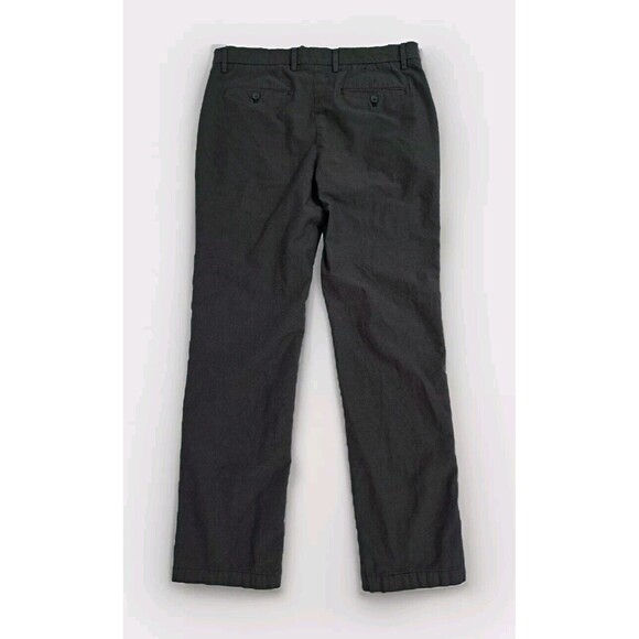 Banana Republic Men's 33x32 Pants Gray Herringbone Aiden Fit Dress Formal - Picture 7 of 10